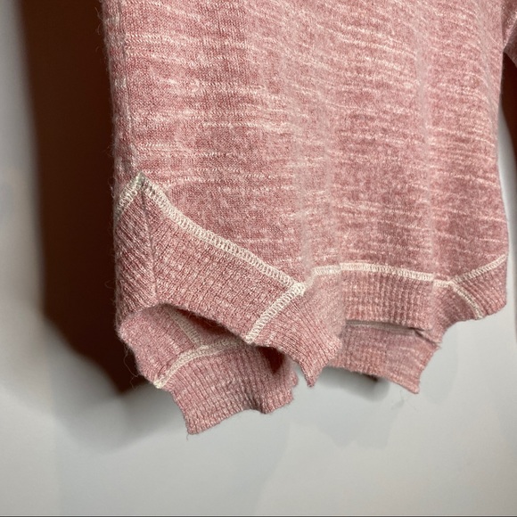 Free People Pink Crew Neck Knit Top - Picture 6 of 10